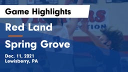 Red Land  vs Spring Grove  Game Highlights - Dec. 11, 2021