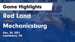 Red Land  vs Mechanicsburg  Game Highlights - Dec. 20, 2021