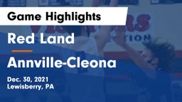 Red Land  vs Annville-Cleona  Game Highlights - Dec. 30, 2021
