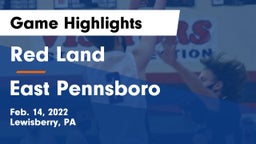 Red Land  vs East Pennsboro  Game Highlights - Feb. 14, 2022