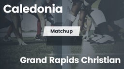 Matchup: Caledonia High vs. Grand Rapids Christian  2016