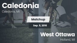 Matchup: Caledonia High vs. West Ottawa  2016