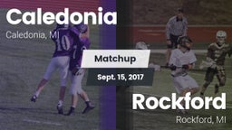 Matchup: Caledonia High vs. Rockford  2017