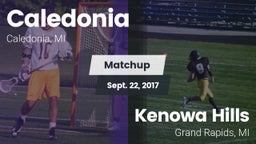 Matchup: Caledonia High vs. Kenowa Hills  2017