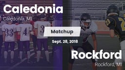 Matchup: Caledonia High vs. Rockford  2018