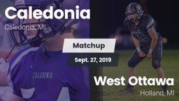 Matchup: Caledonia High vs. West Ottawa  2019