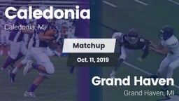 Matchup: Caledonia High vs. Grand Haven  2019