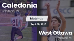 Matchup: Caledonia High vs. West Ottawa  2020
