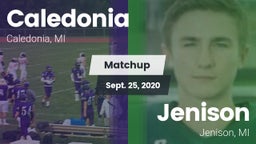 Matchup: Caledonia High vs. Jenison   2020