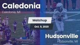 Matchup: Caledonia High vs. Hudsonville  2020