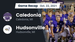 Recap: Caledonia  vs. Hudsonville  2021