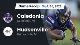 Recap: Caledonia  vs. Hudsonville  2022