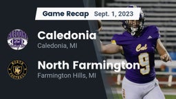 Recap: Caledonia  vs. North Farmington  2023
