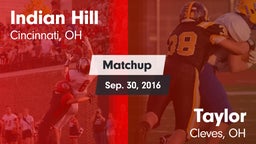 Matchup: Indian Hill vs. Taylor  2016