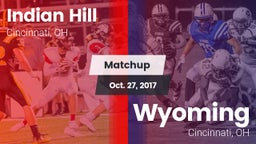 Matchup: Indian Hill vs. Wyoming  2017