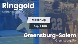 Matchup: Ringgold  vs. Greensburg-Salem  2017