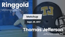 Matchup: Ringgold  vs. Thomas Jefferson  2017