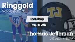 Matchup: Ringgold  vs. Thomas Jefferson  2018