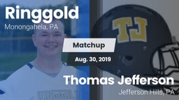 Matchup: Ringgold  vs. Thomas Jefferson  2019