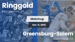 Matchup: Ringgold  vs. Greensburg-Salem  2019