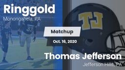 Matchup: Ringgold  vs. Thomas Jefferson  2020