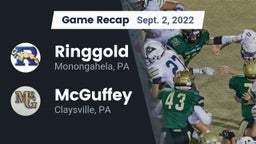 Recap: Ringgold  vs. McGuffey  2022