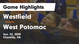 Westfield  vs West Potomac  Game Highlights - Jan. 22, 2020