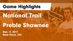 National Trail  vs Preble Shawnee  Game Highlights - Dec. 9, 2017