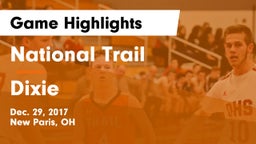 National Trail  vs Dixie  Game Highlights - Dec. 29, 2017