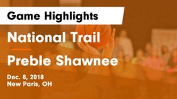 National Trail  vs Preble Shawnee  Game Highlights - Dec. 8, 2018
