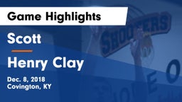 Scott  vs Henry Clay Game Highlights - Dec. 8, 2018