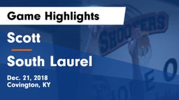 Scott  vs South Laurel Game Highlights - Dec. 21, 2018