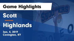 Scott  vs Highlands Game Highlights - Jan. 4, 2019