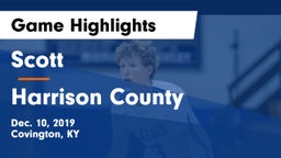 Scott  vs Harrison County Game Highlights - Dec. 10, 2019