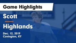Scott  vs Highlands Game Highlights - Dec. 12, 2019