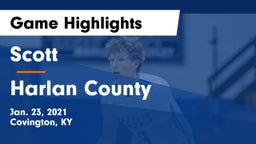 Scott  vs Harlan County Game Highlights - Jan. 23, 2021