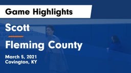 Scott  vs Fleming County Game Highlights - March 5, 2021