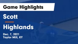Scott  vs Highlands  Game Highlights - Dec. 7, 2021