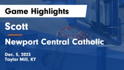 Scott  vs Newport Central Catholic Game Highlights - Dec. 5, 2023
