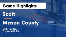 Scott  vs Mason County  Game Highlights - Dec. 15, 2023