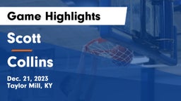 Scott  vs Collins  Game Highlights - Dec. 21, 2023