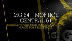 Highlight of MG 64 - Monroe Central 61