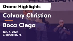 Calvary Christian  vs Boca Ciega Game Highlights - Jan. 4, 2022