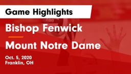 Bishop Fenwick vs Mount Notre Dame  Game Highlights - Oct. 5, 2020
