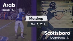 Matchup: Arab  vs. Scottsboro  2016