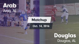 Matchup: Arab  vs. Douglas  2016