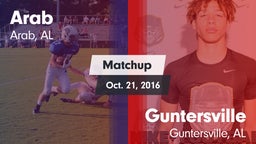 Matchup: Arab  vs. Guntersville  2016