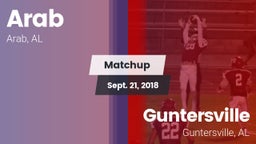 Matchup: Arab  vs. Guntersville  2018