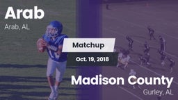 Matchup: Arab  vs. Madison County  2018