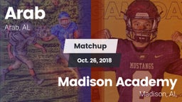 Matchup: Arab  vs. Madison Academy  2018